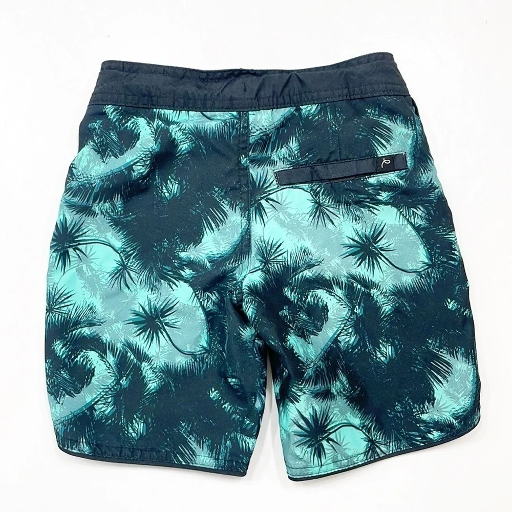 Art Class little boys palm tree print swim trunks
